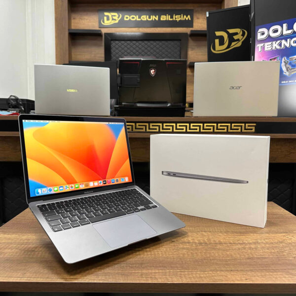 Apple MacBook Air M1 8GB RAM 256GB SSD macOS 13” QHD+ Uzay Grisi MGN63TU/A (İKİNCİ EL)