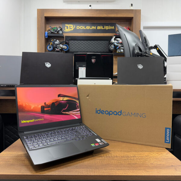 Lenovo Ideapad Gaming 3 15ACH6 AMD Ryzen 5 5600H 8GB RAM 512GB SSD RTX3050 15.6” Full HD W10 120Hz 82K2023WTX (İKİNCİ EL)