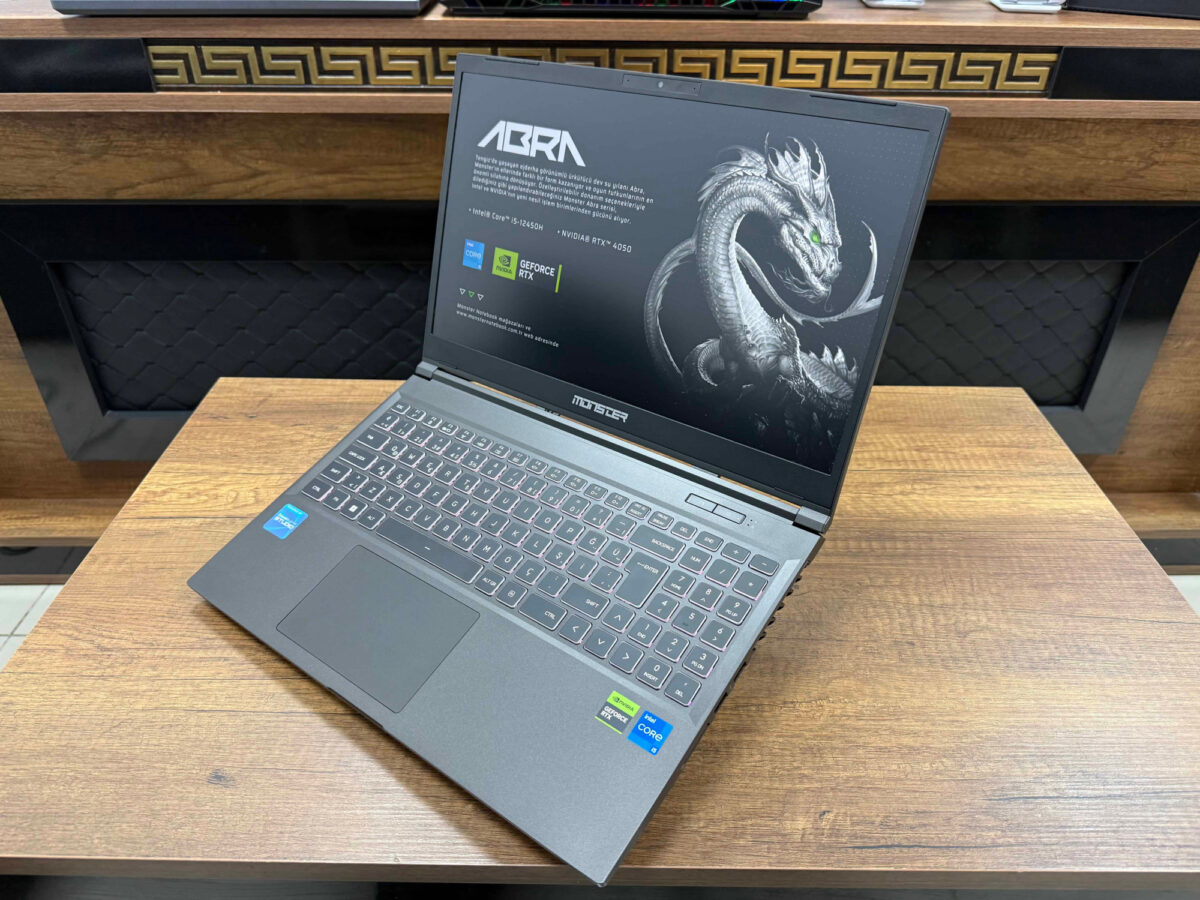 Monster Abra A5 V20.4.2 Intel Core i5 12450H 32GB RAM 1TB SSD RTX4050 15.6” FHD 144Hz (İKİNCİ EL) - Görsel 4
