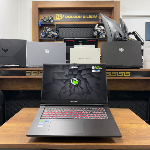 Monster Abra A7 V15.1 Intel Core i7 12700H 16GB 500GB SSD RTX3050 6GB 17.3” FHD 144Hz (İKİNCİ EL)