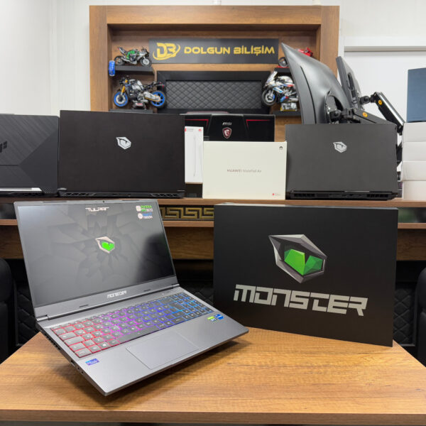 Monster Tulpar T5 V21.7 Intel Core i7 11800H 16GB 512GB SSD RTX3070 15.6” QHD 165Hz (İKİNCİ EL)