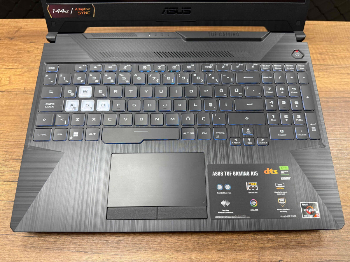 Asus TUF Gaming A15 FA506NC-HN069 AMD Ryzen 5 7535HS 16GB RAM 512GB SSD RTX3050 15.6” FHD 144Hz (İKİNCİ EL) - Görsel 2