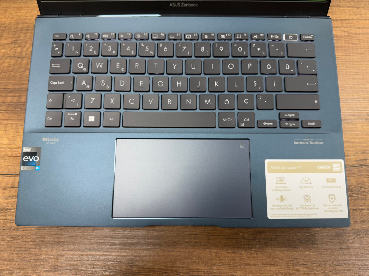 Asus ZenBook 14 UX3402VA-KP659W Intel Core i5 13500H 8GB 512GB SSD W11 Iris Xe 14” WQXGA (İKİNCİ EL) - Görsel 2