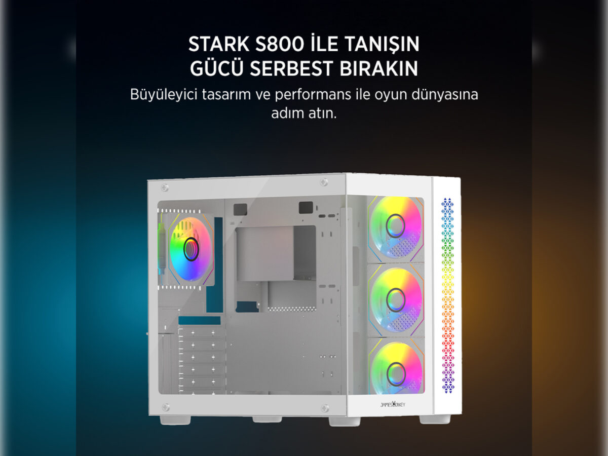 James Donkey Stark S800 | AMD Ryzen 7 5700 | 2 x 8 GB DDR4 | GAINWARD RTX5060 8 GB | 1 TB SSD - Görsel 2