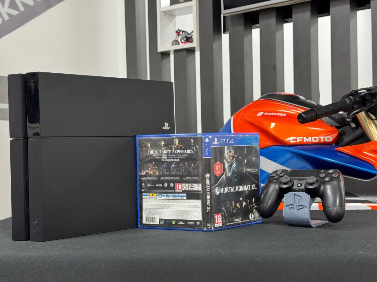 PlayStation 4 Fat 500GB Tek Kol + Mortal Kombat XL Oyun CD’si (İKİNCİ EL) - Görsel 4