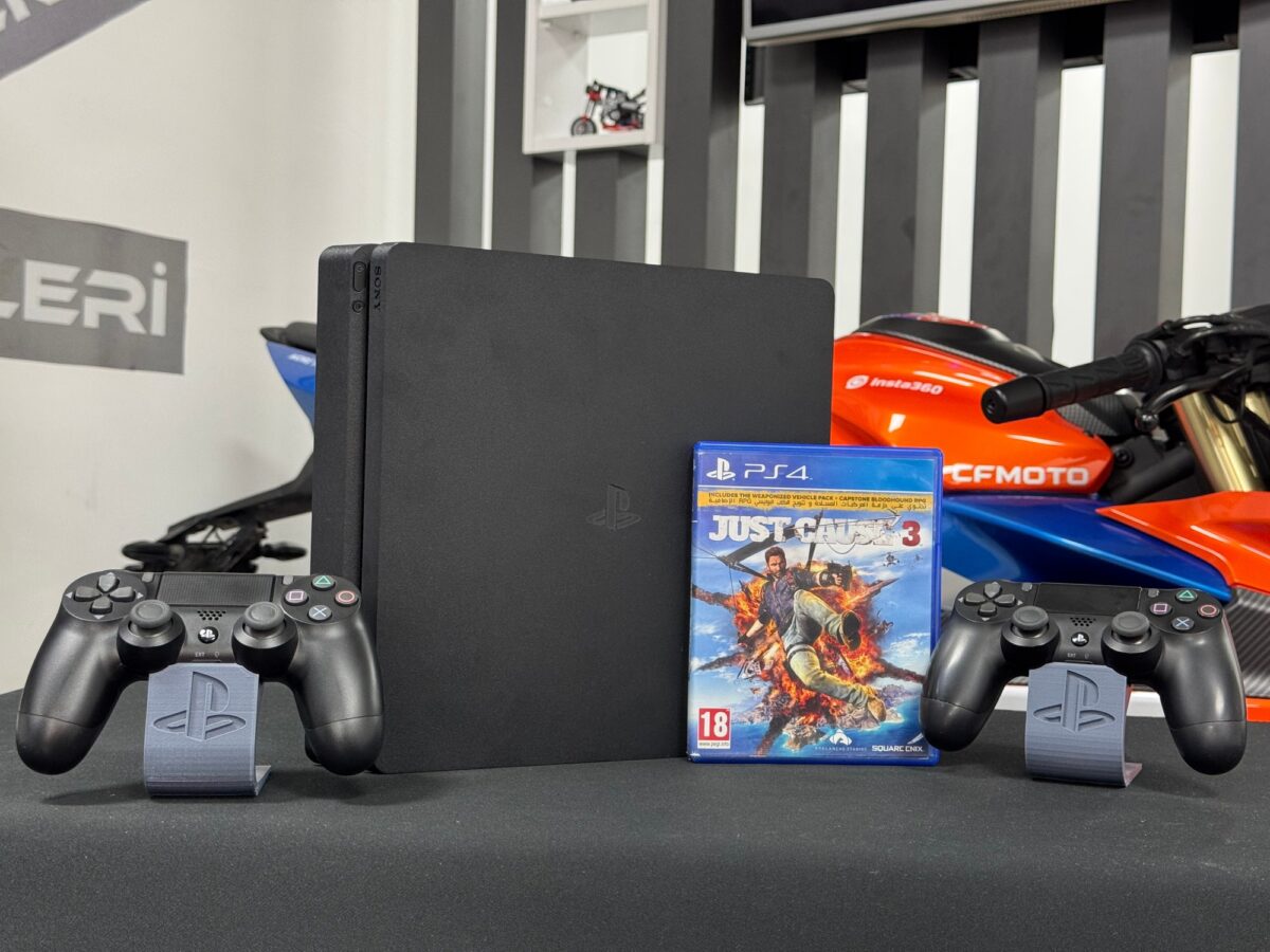 PlayStation 4 Slim 500GB Çift Kol + Just Cause 3 Oyun CD’si (İKİNCİ EL) - Görsel 2