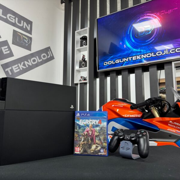 PlayStation 4 Fat 500GB Tek Kol + Far Cry 4 Oyun CD’si (İKİNCİ EL)