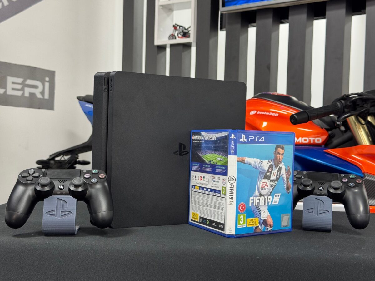 PlayStation 4 Slim 1TB Çift Kol + Fifa 19 Oyun CD’si (İKİNCİ EL) - Görsel 4