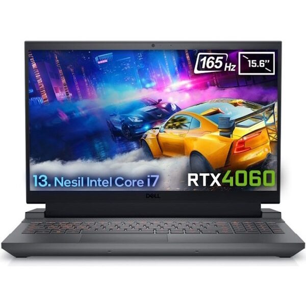Dell Gaming G15 5530 G155530014U Intel Core i7-13650HX 16GB DDR5 1TB SSD RTX4060 8GB 140W 15.6 inç Full HD Ubuntu Gaming Laptop