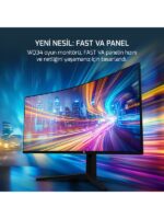 WQ34 34'' 1ms 180Hz Curved 2k Uwqhd 3440*1440 Gaming Monitör - Görsel 2
