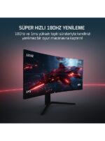 WQ34 34'' 1ms 180Hz Curved 2k Uwqhd 3440*1440 Gaming Monitör - Görsel 8