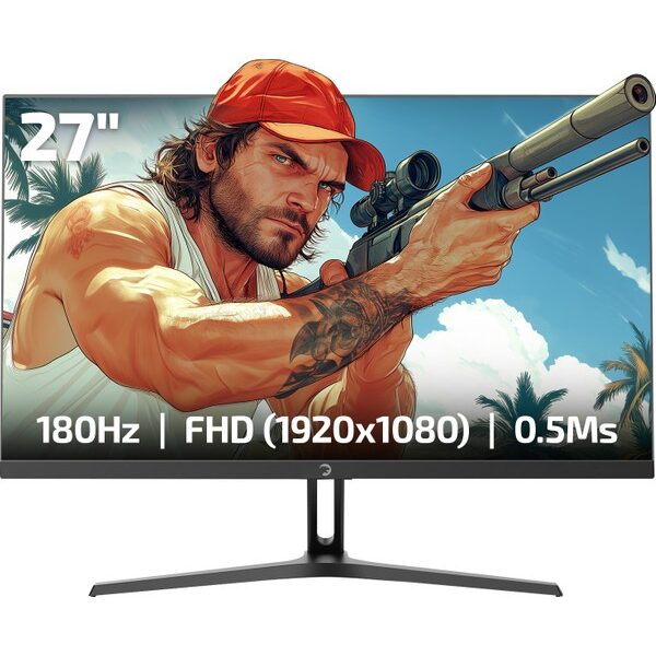 Gamepower Bull T20 Flat Fast IPS 180Hz 0.5ms Fhd Gaming Monitör (Sıfır Ölü Piksel Garantili)