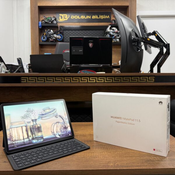 Huawei Matepad 11.5” PaperMatte 8GB RAM 256GB 120Hz Tablet+Klavye (İKİNCİ EL)