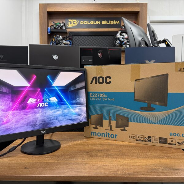 AOC E2270SWHN 21.5” 60Hz 5ms Full HD TN Monitör (İKİNCİ EL)