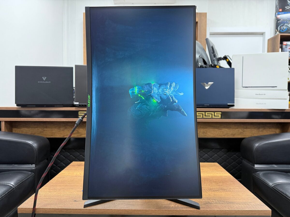 Monster Aryond A27 V2 27” 180Hz 1ms WQHD 2K Curved Pivot VA Oyuncu Monitörü (İKİNCİ EL) - Görsel 2