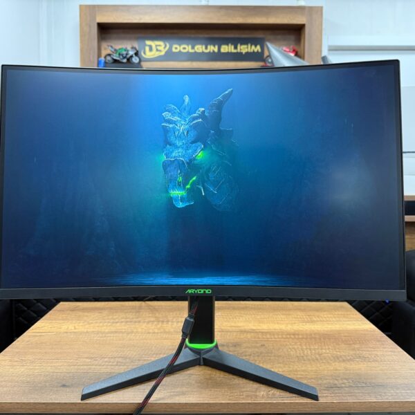 Monster Aryond A27 V2 27” 180Hz 1ms WQHD 2K Curved Pivot VA Oyuncu Monitörü (İKİNCİ EL)