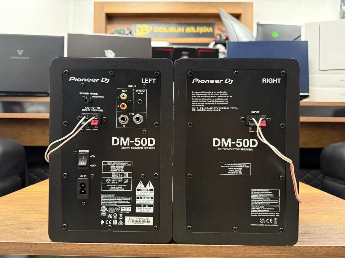 Pioneer Dj DM-50D 5 inç Referans Monitörü Hoparlör (İKİNCİ EL) - Görsel 3