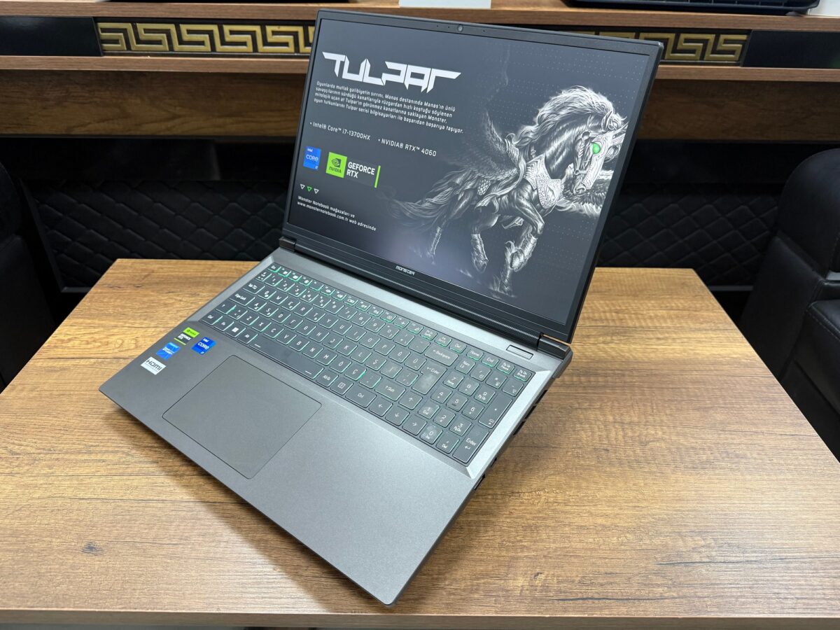 Monster Tulpar T6 V3.1.5 Intel Core i7 13700HX 32GB RAM 1TB SSD RTX4060 W11 16” FHD+ 165Hz (İKİNCİ EL) - Görsel 4