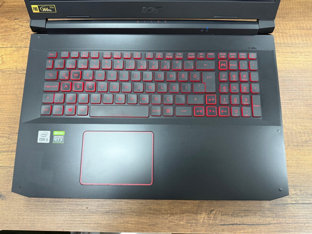 Acer Nitro 5 AN517-52-569D Intel Core i5 10300H 32GB RAM 512GB SSD RTX3050 17.3” FHD 144Hz NH.QDVEY.001 (İKİNCİ EL) - Görsel 2