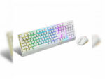 MSI Vigor GK30 Combo RGB Beyaz Kablolu Oyuncu Klavye Mouse Seti - Görsel 2