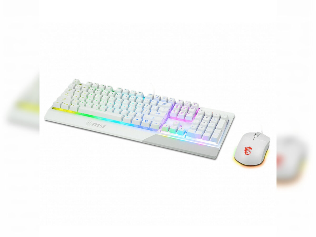 MSI Vigor GK30 Combo RGB Beyaz Kablolu Oyuncu Klavye Mouse Seti - Görsel 4