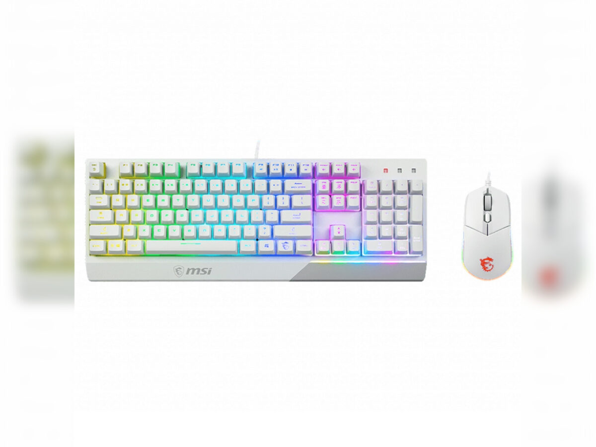 MSI Vigor GK30 Combo RGB Beyaz Kablolu Oyuncu Klavye Mouse Seti - Görsel 5
