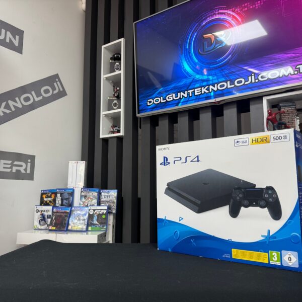 PlayStation 4 Slim 500GB Tek Kol Kutulu (İKİNCİ EL)