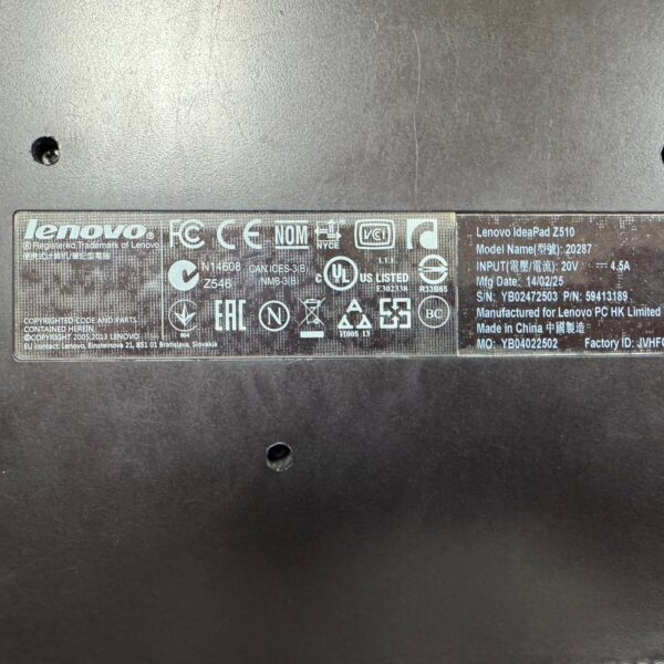 LENOVO İDEAPAD Z510 LAPTOP PARÇALARI ( AÇIKLAMAYI OKUYUNUZ )