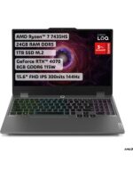 Lenovo LOQ AMD Ryzen 7 7435HS 24GB 1TB SSD RTX4070 Freedos 15.6" FHD Taşınabilir Bilgisayar 83JC00F6TR - Görsel 2