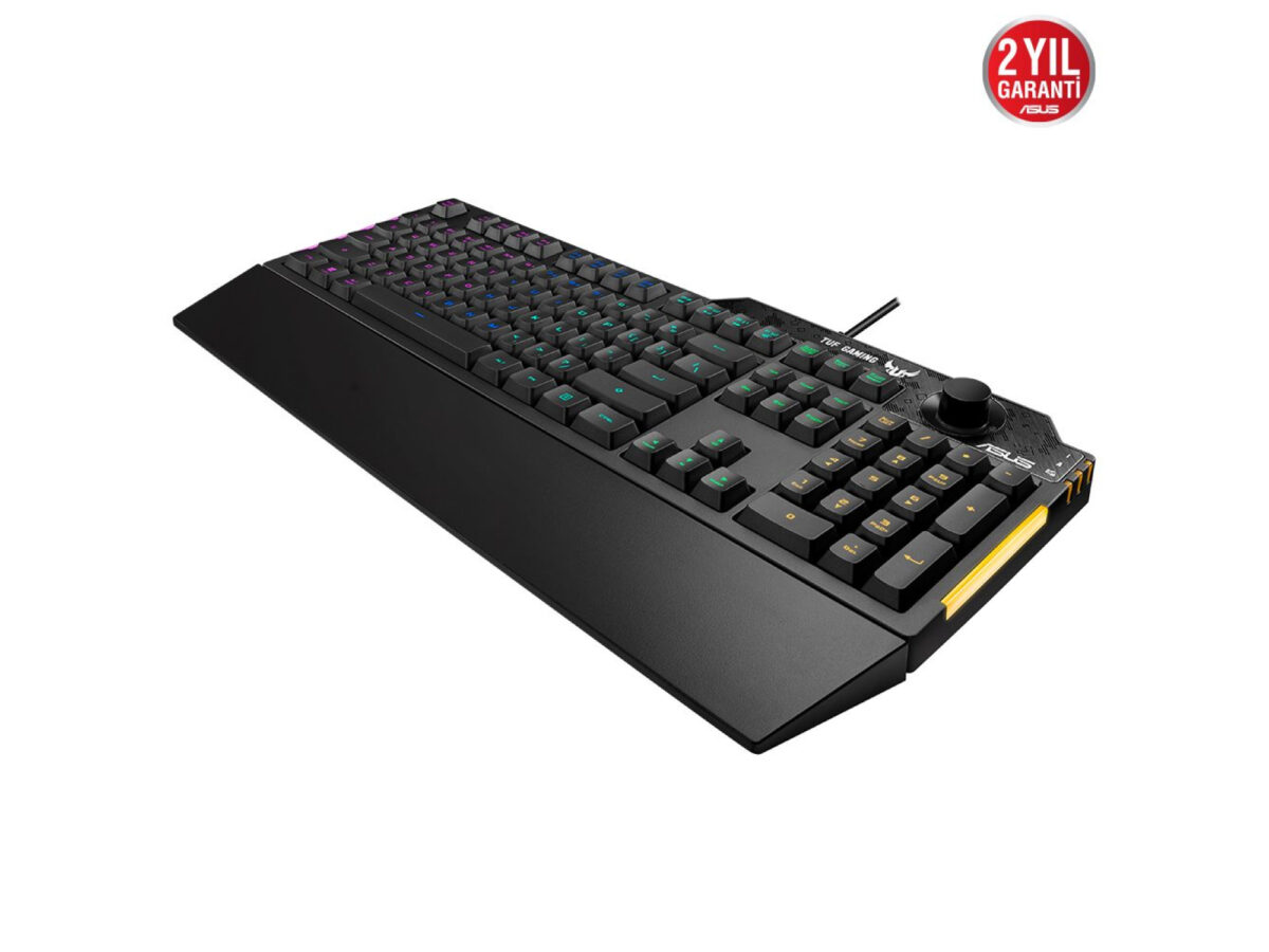 Asus TUF Gaming K1 RGB Kablolu Oyuncu Klavyesi - Görsel 3