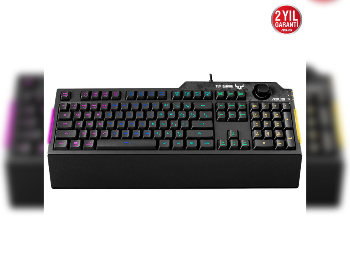 Asus TUF Gaming K1 RGB Kablolu Oyuncu Klavyesi - Görsel 5