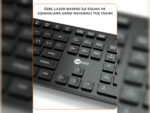 Lenovo Lecoo KW201 Siyah Kablosuz Klavye Mouse Seti - Görsel 5