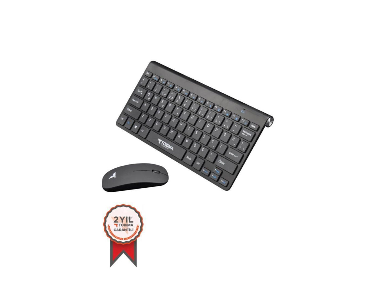 Torima TMK-05 Siyah TKL Kablosuz Klavye Mouse Seti - Görsel 3