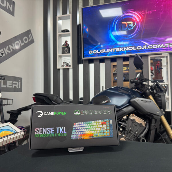 Gamepower Sense RGB Red Switch Kablolu/Kablosuz Mekanik Oyuncu Klavyesi