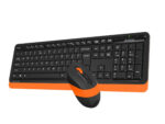 A4 Tech FG1010 Siyah-Turuncu Q Kablosuz Klavye Mouse Seti - Görsel 4