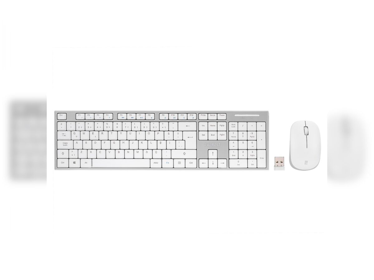 Everest KM-6063 Kablosuz Klavye Mouse Seti - Görsel 2