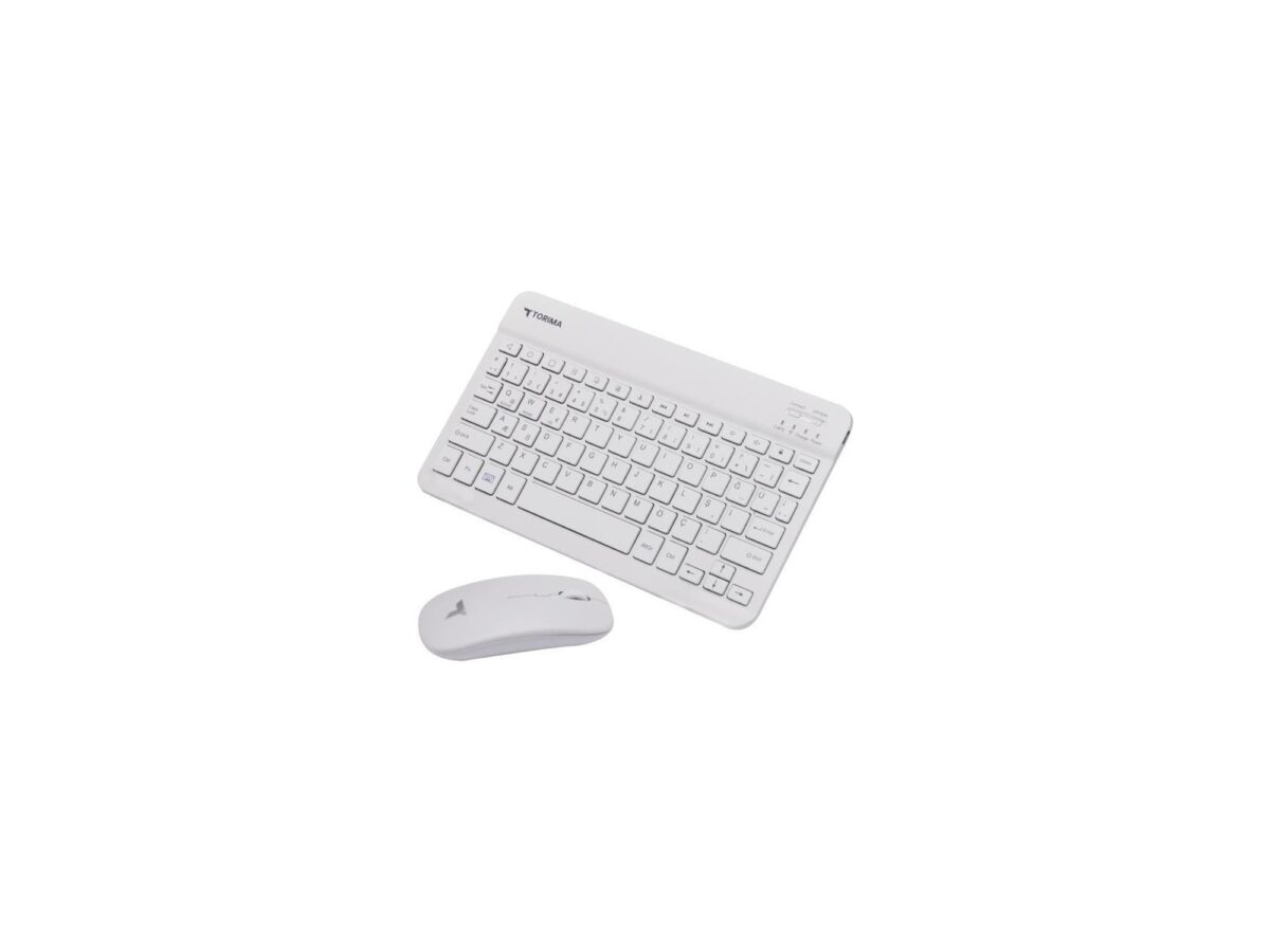 Torima TMK-04 Beyaz TKL Kablosuz Klavye Mouse Seti - Görsel 2