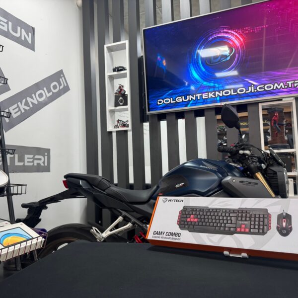 Hytech Gamy HYK-46 Kırmızı Kablolu Oyuncu Klavye Mouse Seti