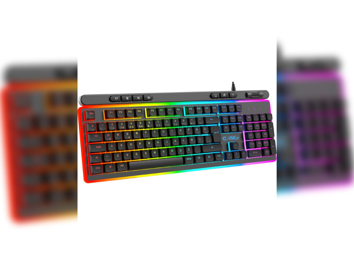 Claws Nova K1 RGB Membrane Switch Kablolu Oyuncu Klavyesi - Görsel 5