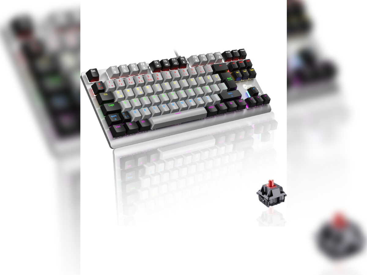 Lenovo Lecoo GK304 RGB TKL Red Switch Kablolu Mekanik Oyuncu Klavyesi - Görsel 2