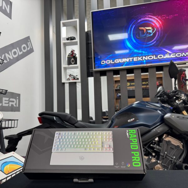Monster Pusat Rapid Pro RGB TKL Red Switch Kablolu Mekanik Oyuncu Klavyesi