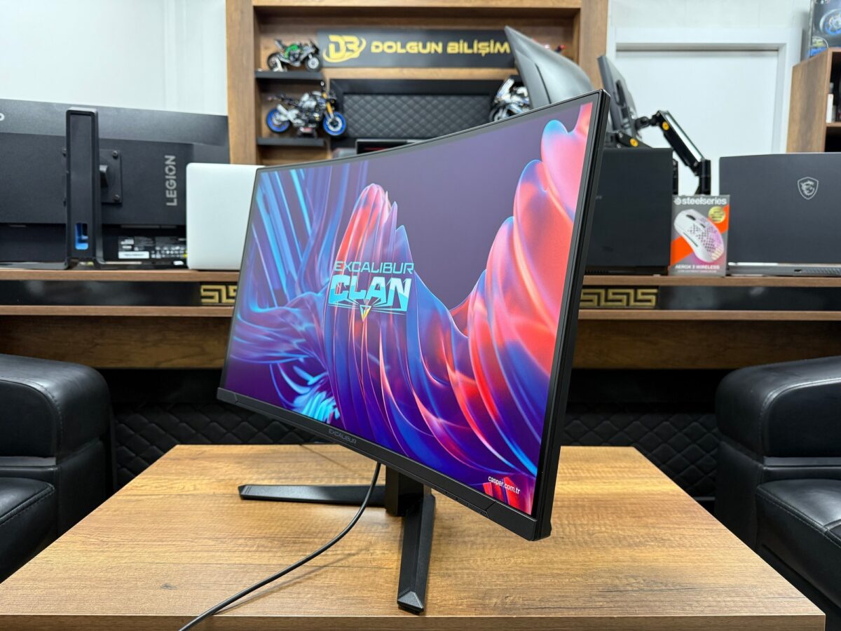 Casper Excalibur M.E27FVC-E 27” Full HD 1ms VA Curved 300Hz Oyuncu Monitörü (İKİNCİ EL) - Görsel 3