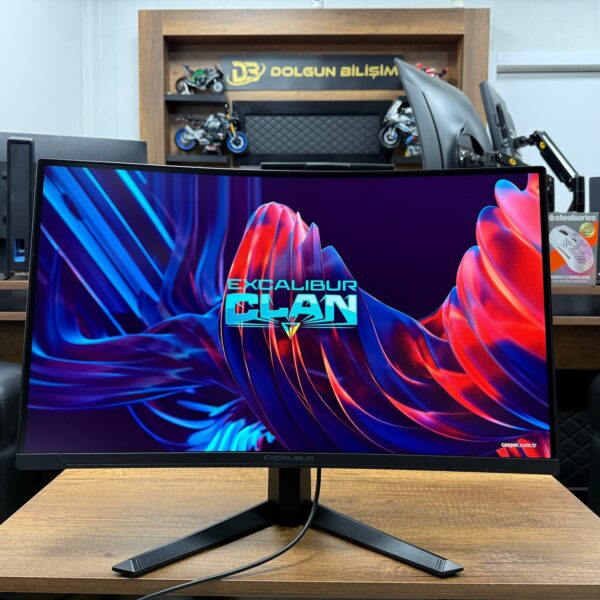 Casper Excalibur M.E27FVC-E 27” Full HD 1ms VA Curved 300Hz Oyuncu Monitörü (İKİNCİ EL)