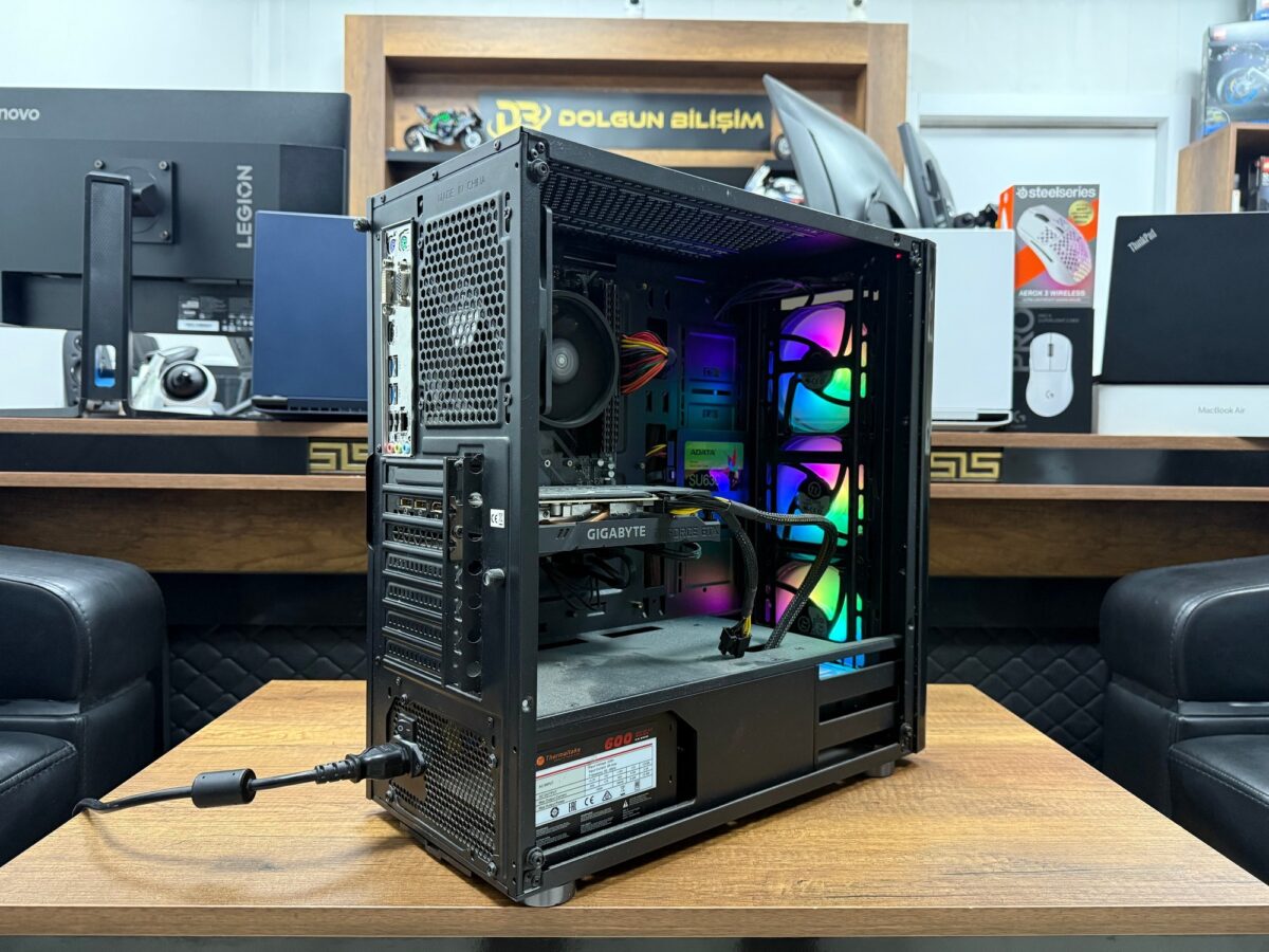 Thermaltake Kasa AMD Ryzen 5 3500X 16GB RAM 240GB SSD+1TB HDD GTX1660 Super Gaming PC (İKİNCİ EL) - Görsel 2