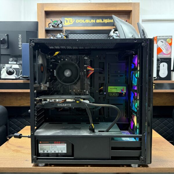 Thermaltake Kasa AMD Ryzen 5 3500X 16GB RAM 240GB SSD+1TB HDD GTX1660 Super Gaming PC (İKİNCİ EL)