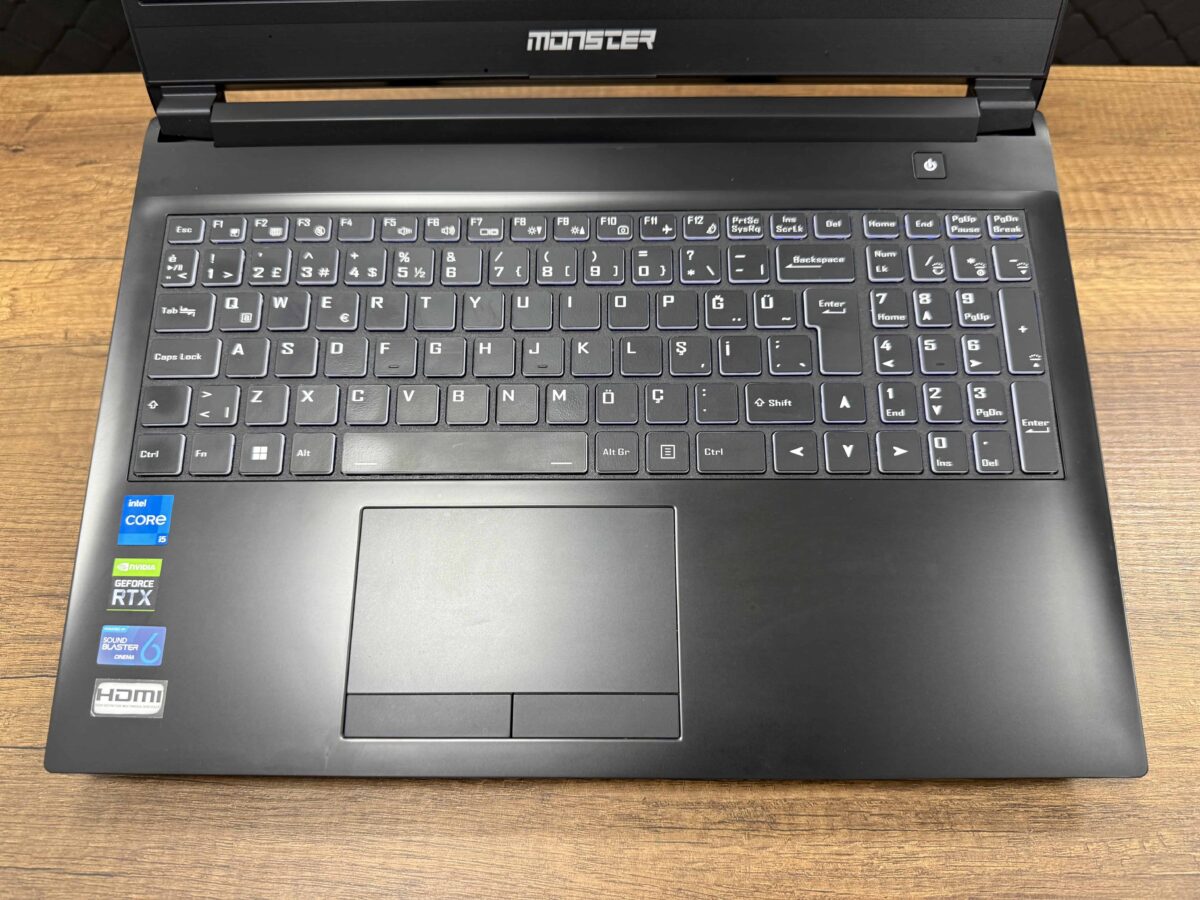 Monster Abra A5 V17.2 Intel Core i5 11400H 16GB 512GB SSD RTX3050Ti 15.6” FHD 144Hz (İKİNCİ EL) - Görsel 2