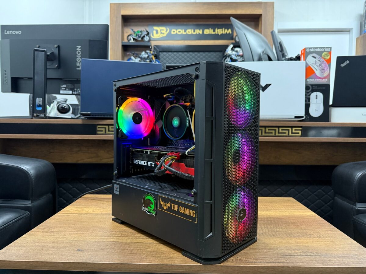Kasa AMD Ryzen 5 5600 16GB RAM 1TB SSD RTX3070 Gaming PC (İKİNCİ EL) - Görsel 3