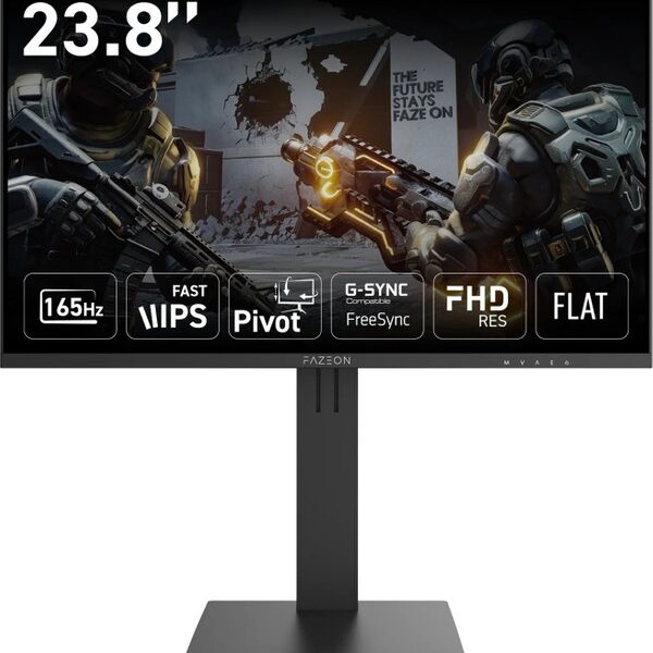 Fazeon X24F166P 24” 165Hz 5ms IPS Full HD HDMI+DP Pivot Gaming Monitör