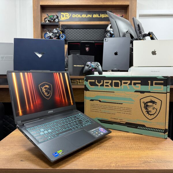MSI Cyborg 15 A13VE-897XTR Intel Core i7 13620H 16GB 1TB SSD RTX4050 15.6” FHD 144Hz (İKİNCİ EL)