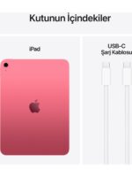 Apple iPad A16 11" 128GB Wi-Fi Tablet Pembe MD4E4TU/A - Görsel 2